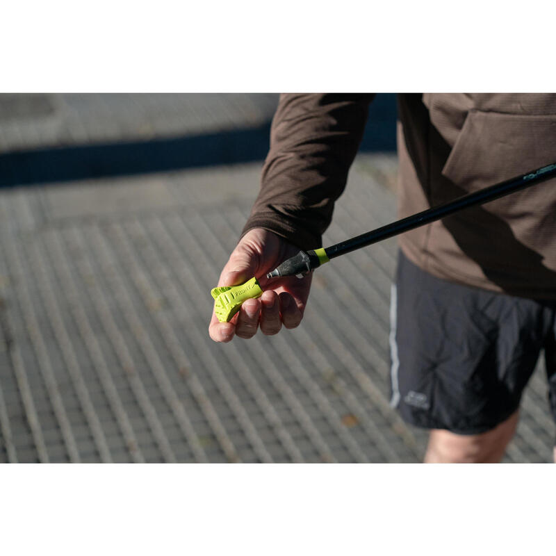 Doppen walking stokken PAD500 geel | | Decathlon.nl