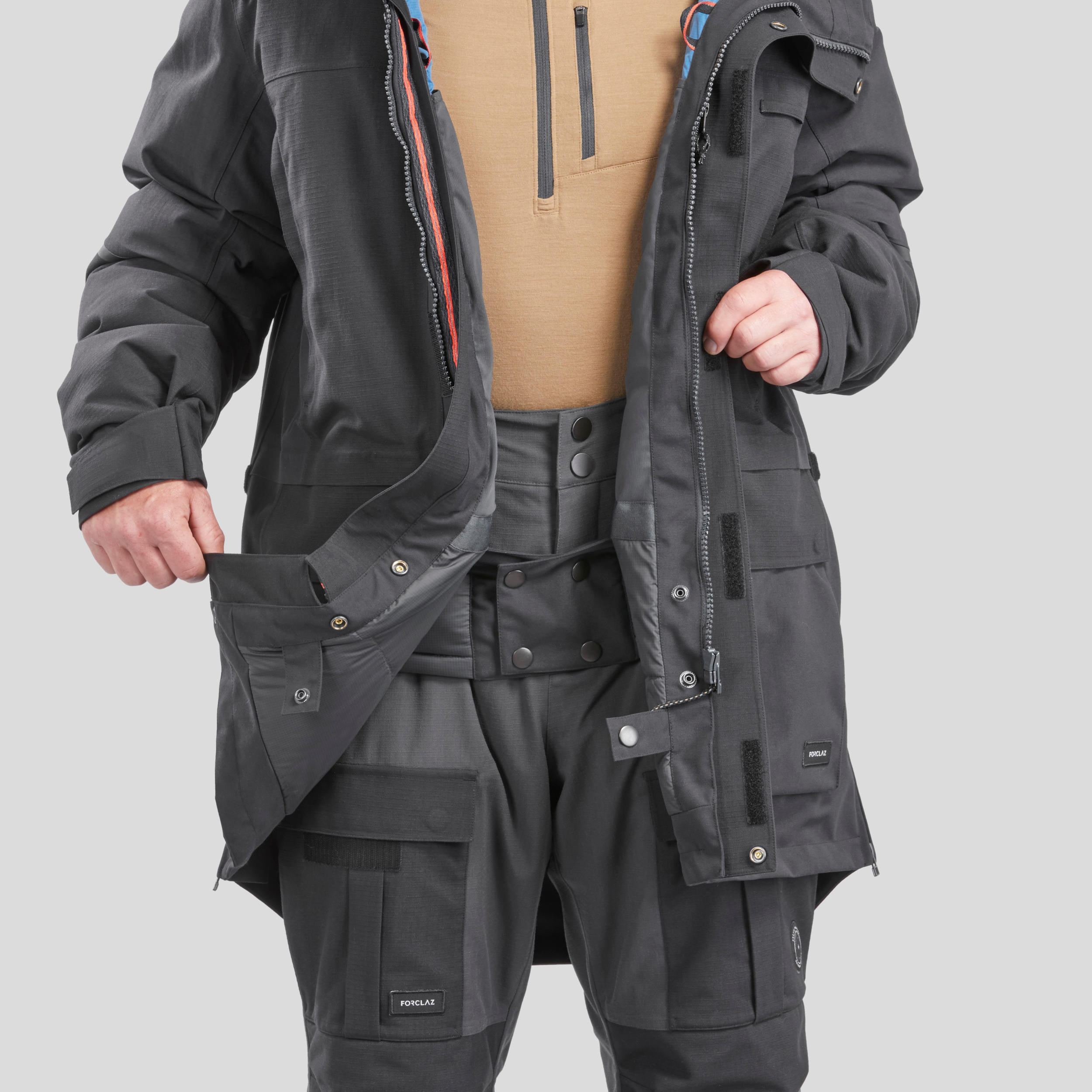 Unisex waterproof parka jacket - 900 - Black 9/21