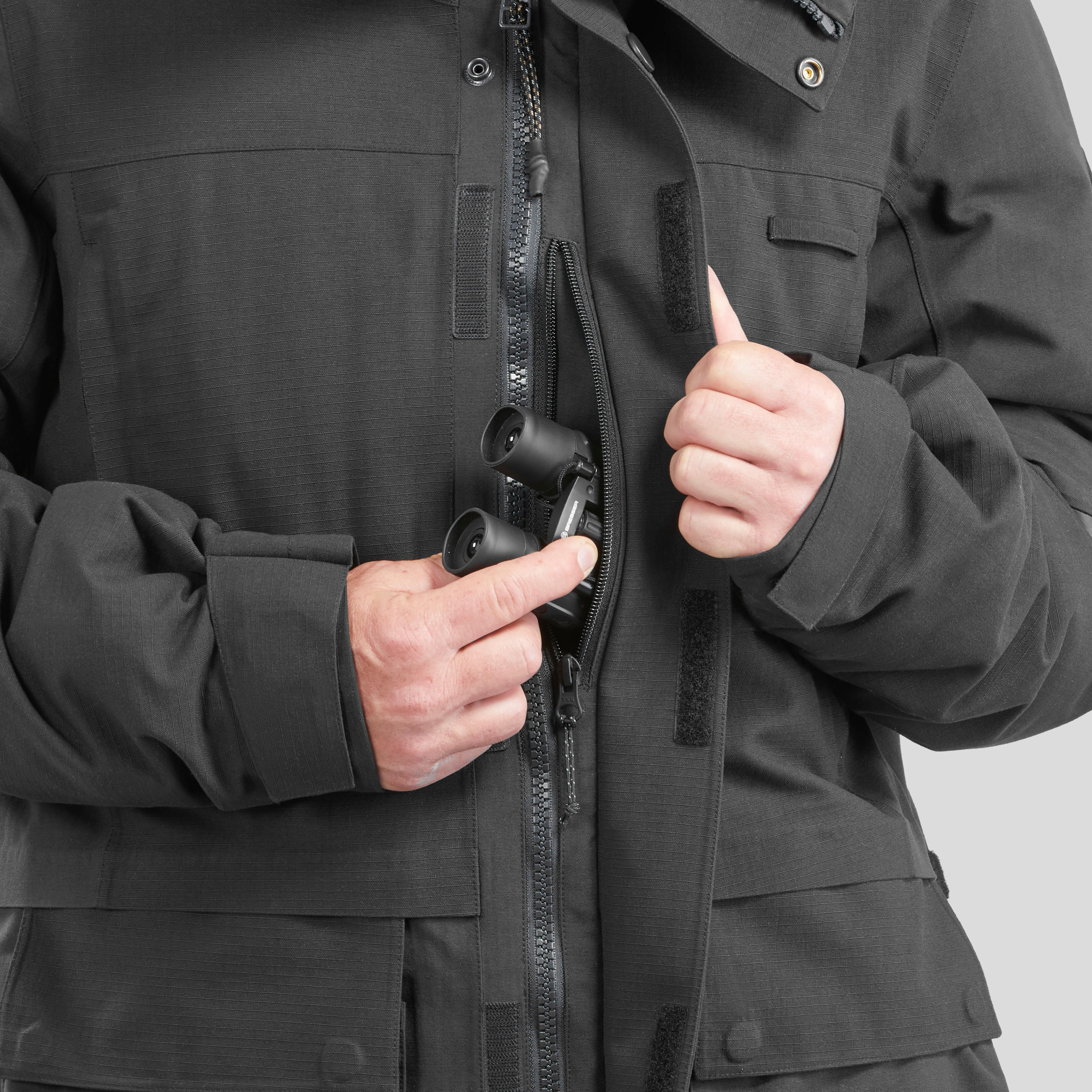 Unisex waterproof parka jacket - 900 - Black 12/21