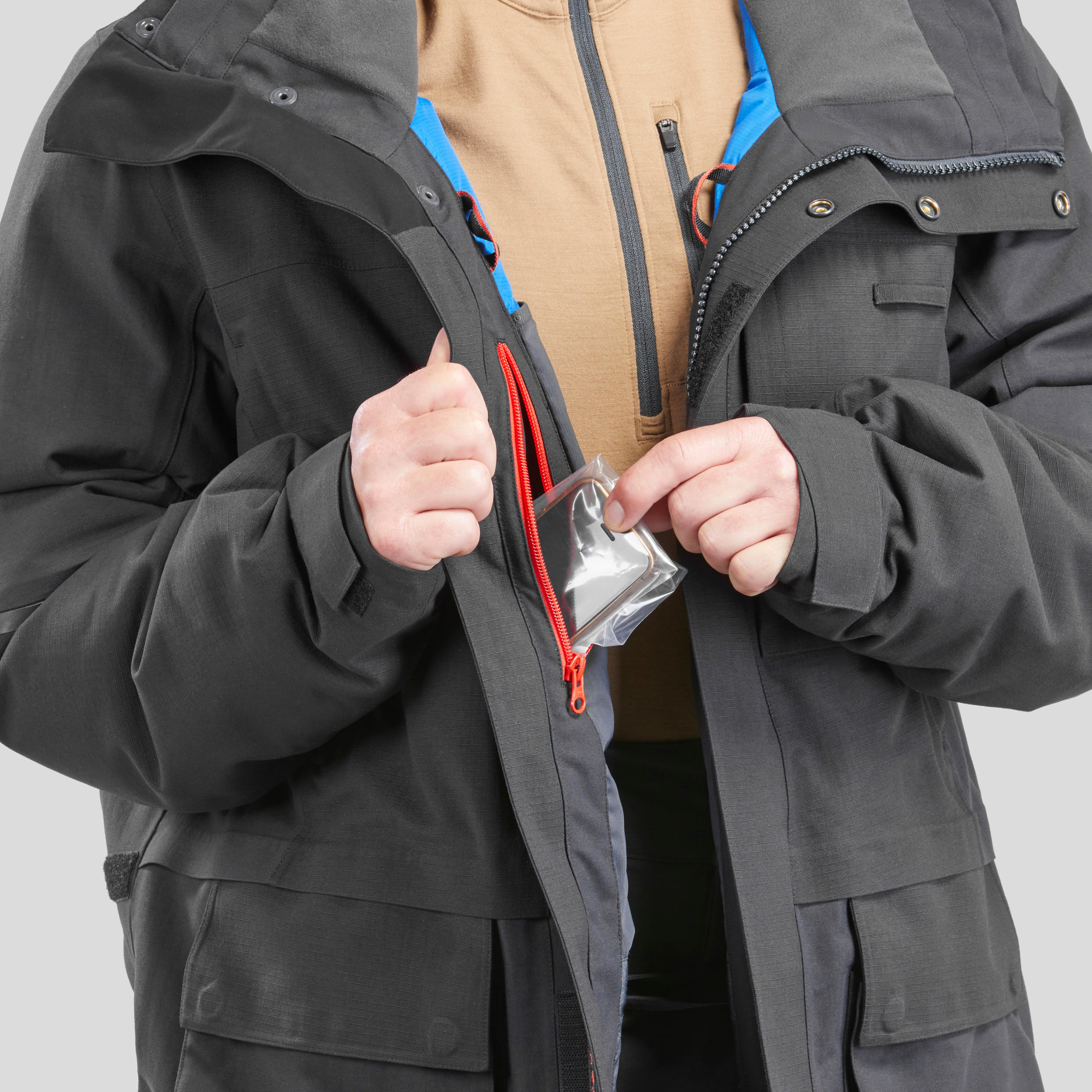 Unisex waterproof parka jacket - 900 - Black 13/21