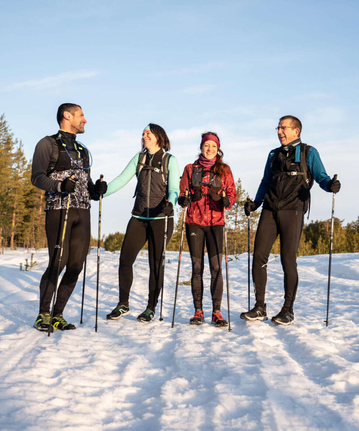 friendly-sport-Nordic-walking-sharing