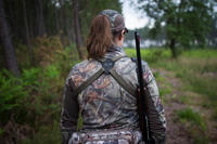 Kamuflažna ženska tiha lovačka jakna