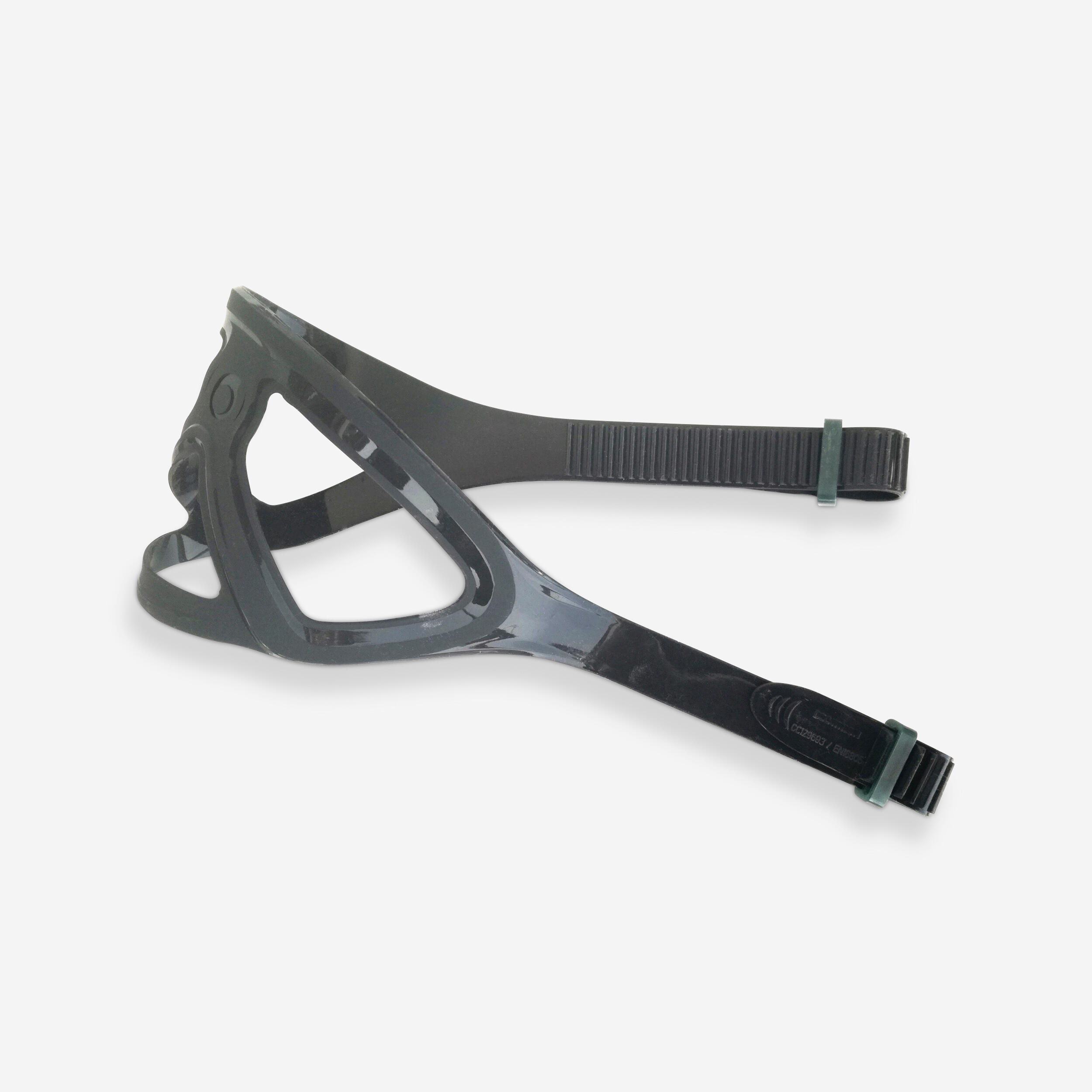 SUBEA Black free-diving, spearfishing mask strap