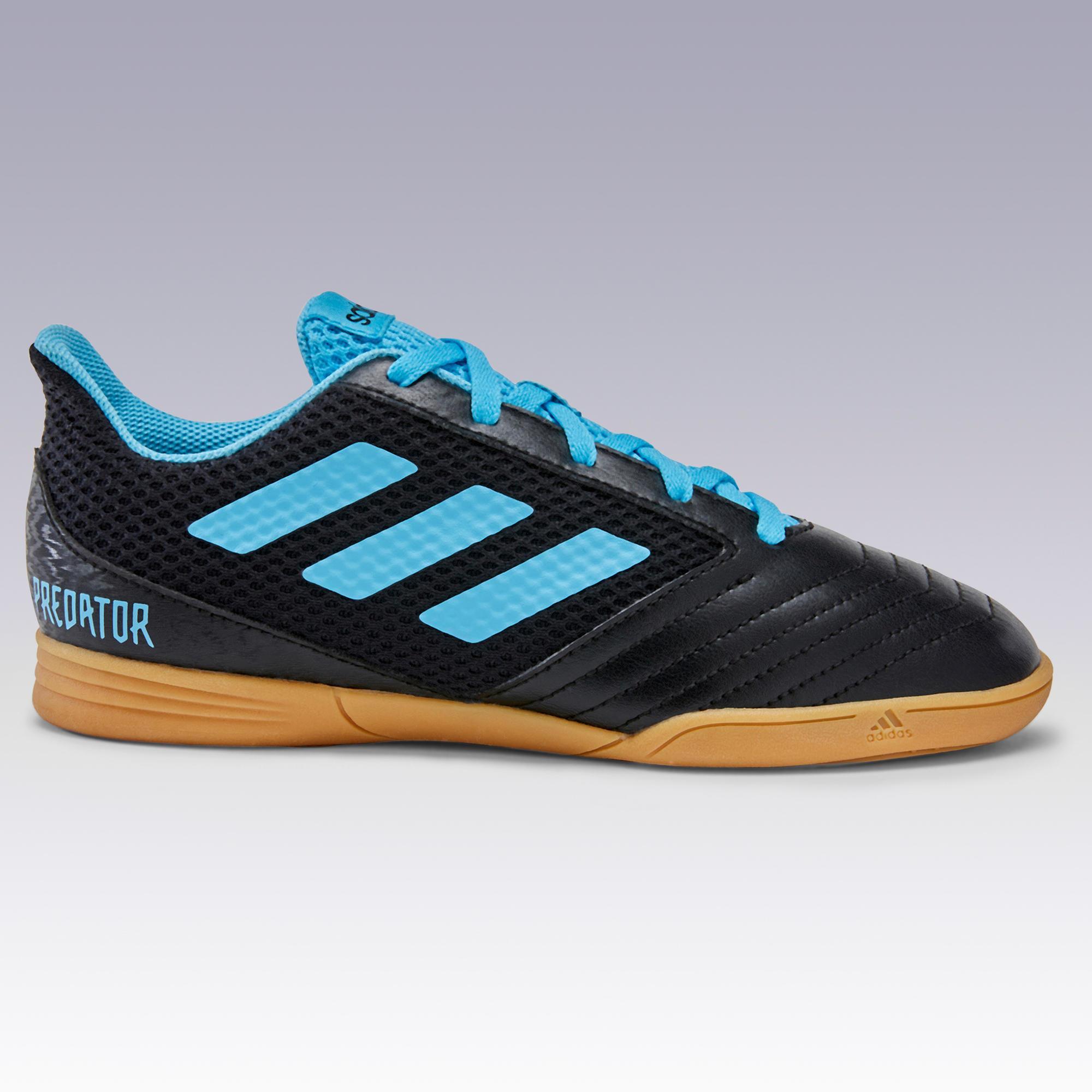 Chaussures de Futsal PREDATOR enfant Noir Bleu Adidas | Decathlon