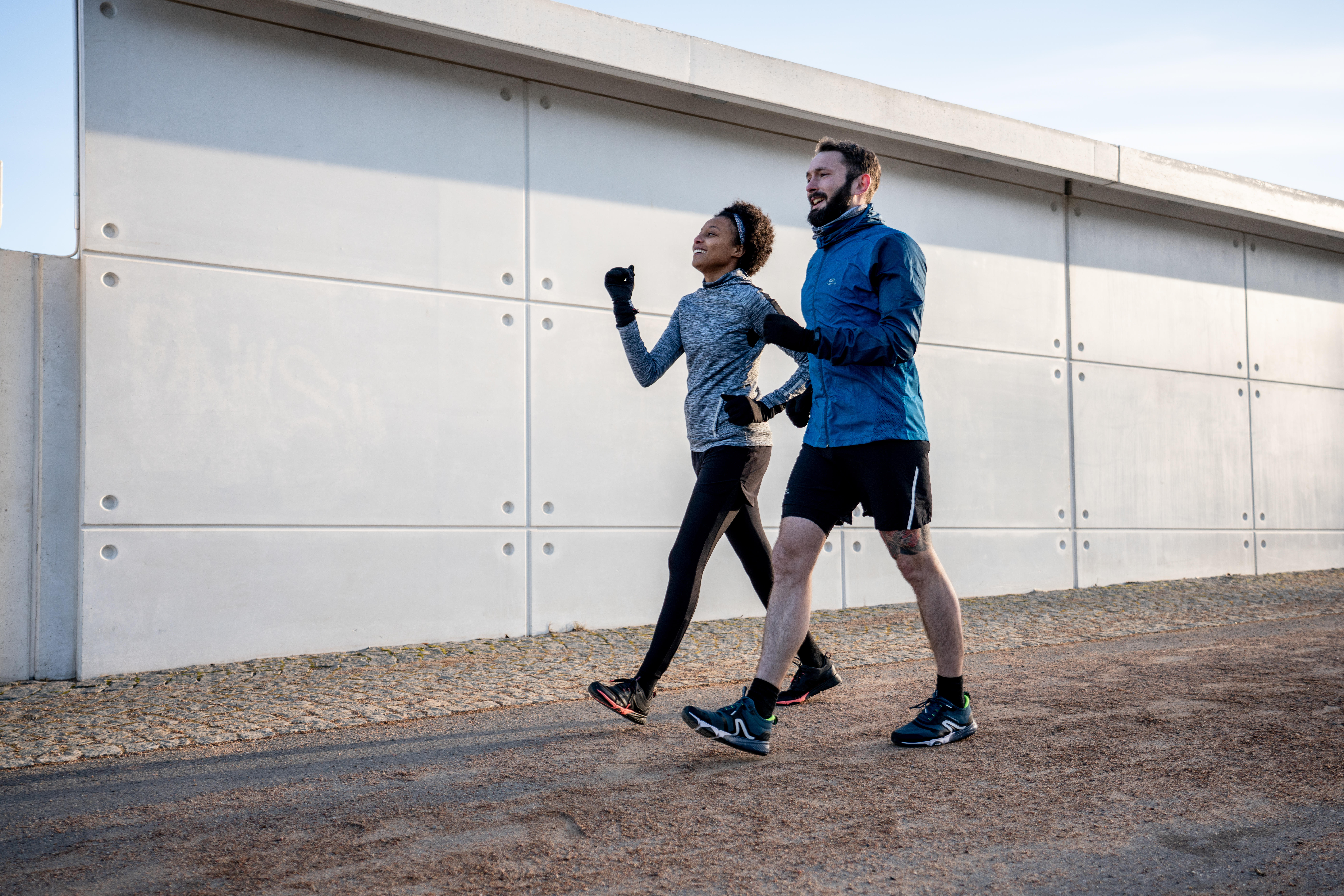 Chaussures marche sportive homme PW 580 WaterResist bleu - Decathlon