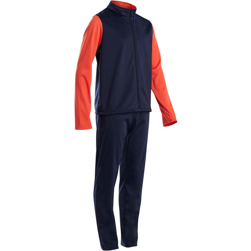 Kids' Basic Breathable Synthetic Tracksuit Gym'Y - Red