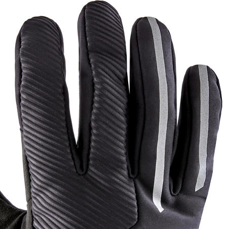 Crne zimske biciklističke rukavice 900
