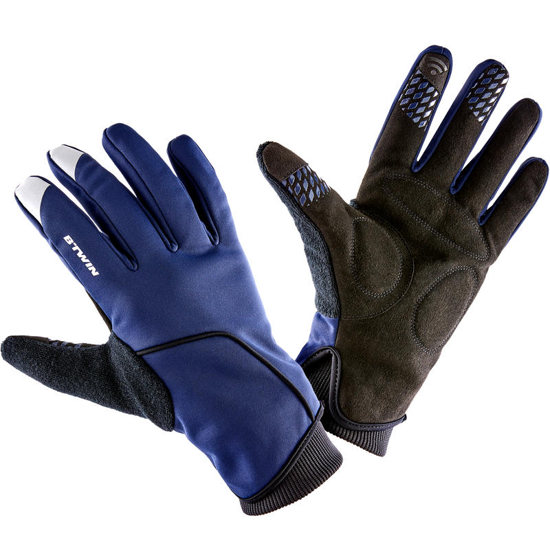500 Winter Cycling Gloves – Blue 500 Winter Cycling Gloves – Blue