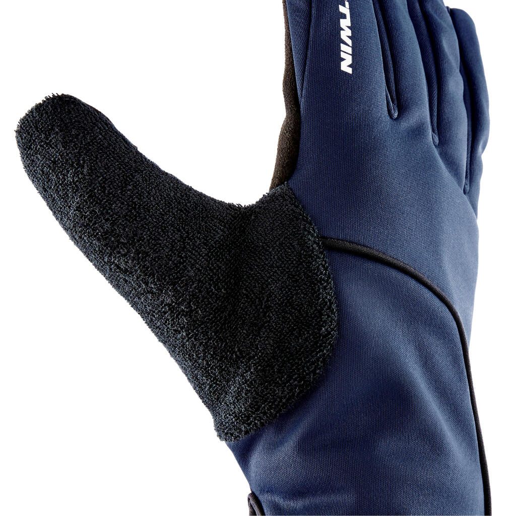 Fahrradhandschuhe 500 kühles Wetter orange