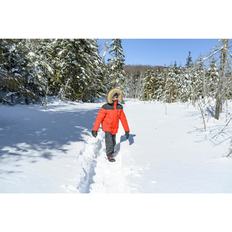 Wanderschuhe Winterwandern SH100 warm wasserdicht Schnürsenkel Kinder Gr. 33–38 rosa 