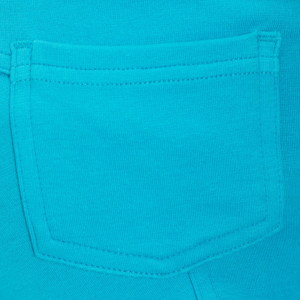 Accessy Children's Horse Riding Suede Patch Jodhpurs - Turquoise