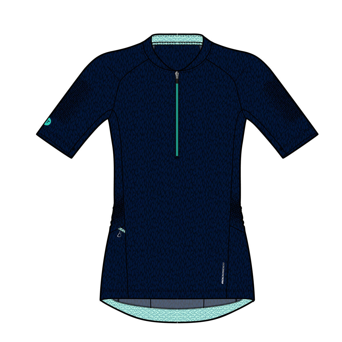 MAILLOT MANCHES COURTES VTT ST 500
FEMME MARINE