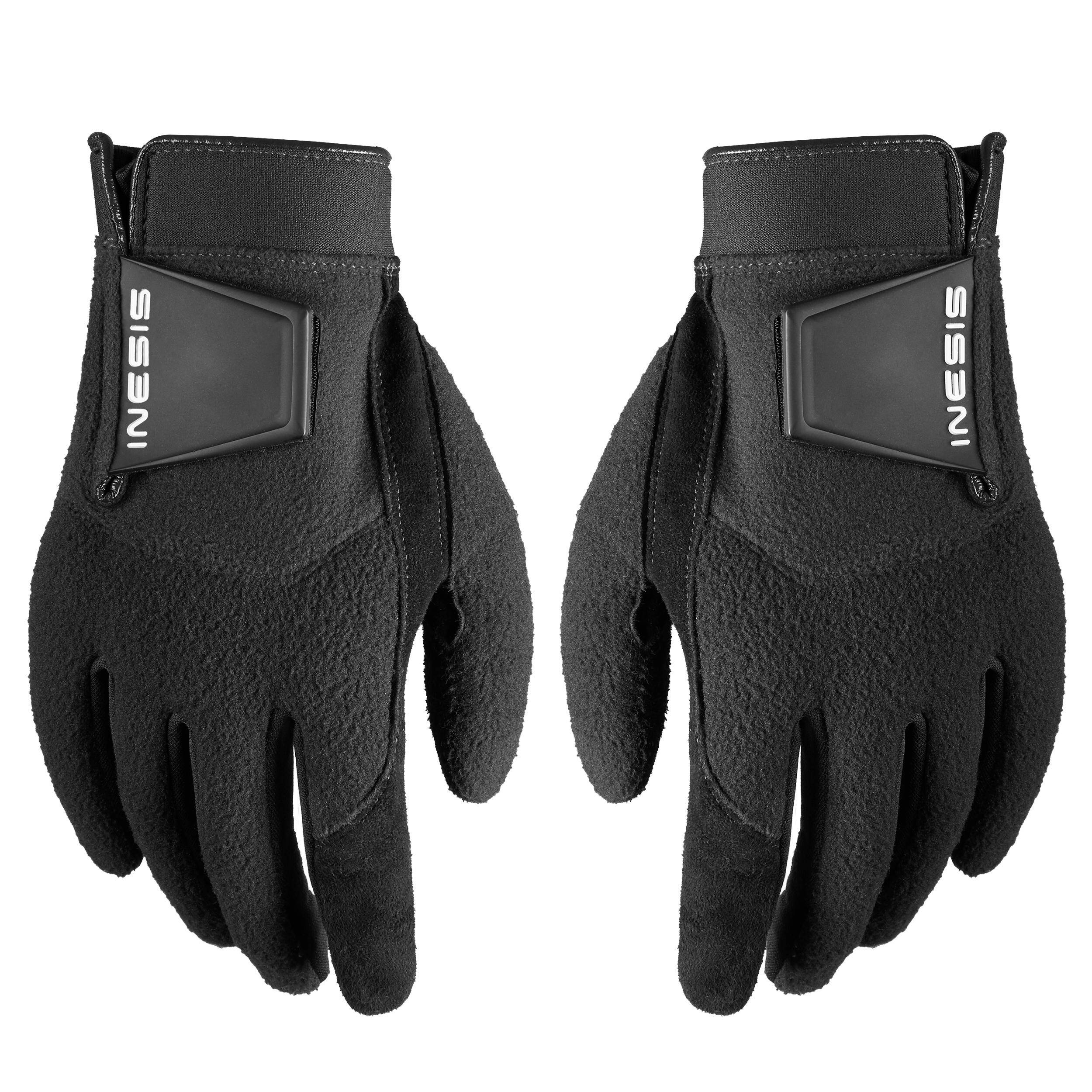 Men’s winter golf gloves pair - CW black -  2