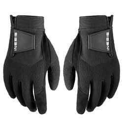 Men's winter golf gloves pair - CW black