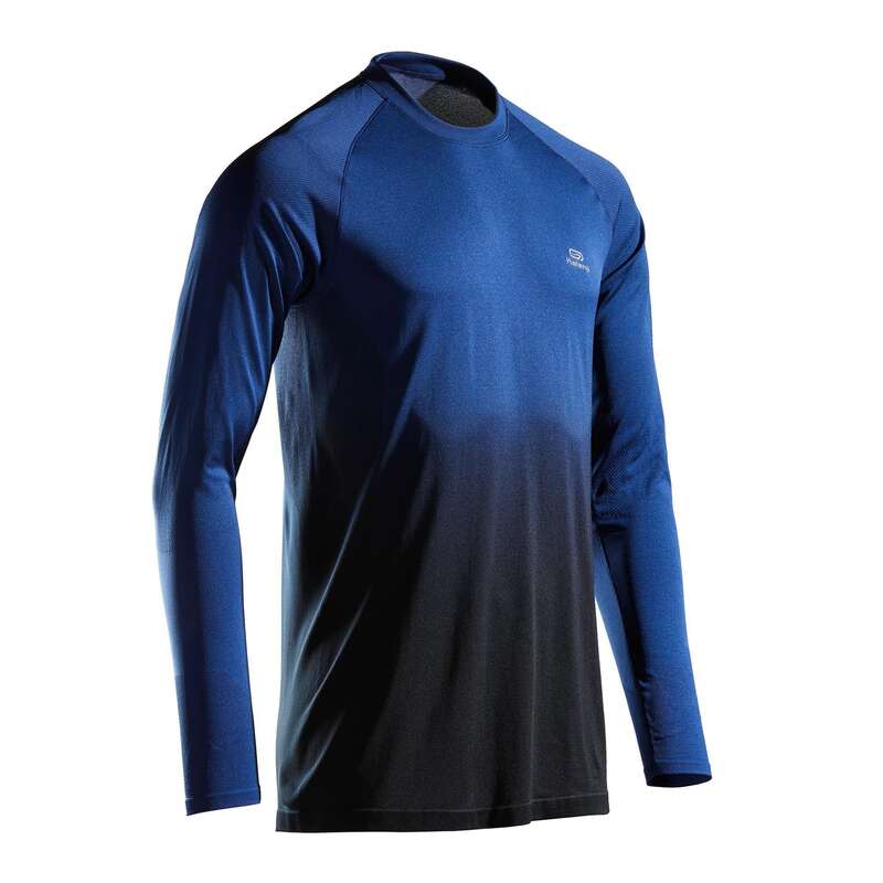 MAN WARM/MILD WEATHER RUNNING CLOTHES Clothing - KIPRUN LONG-SLEEVED T-SHIRT KIPRUN - Tops