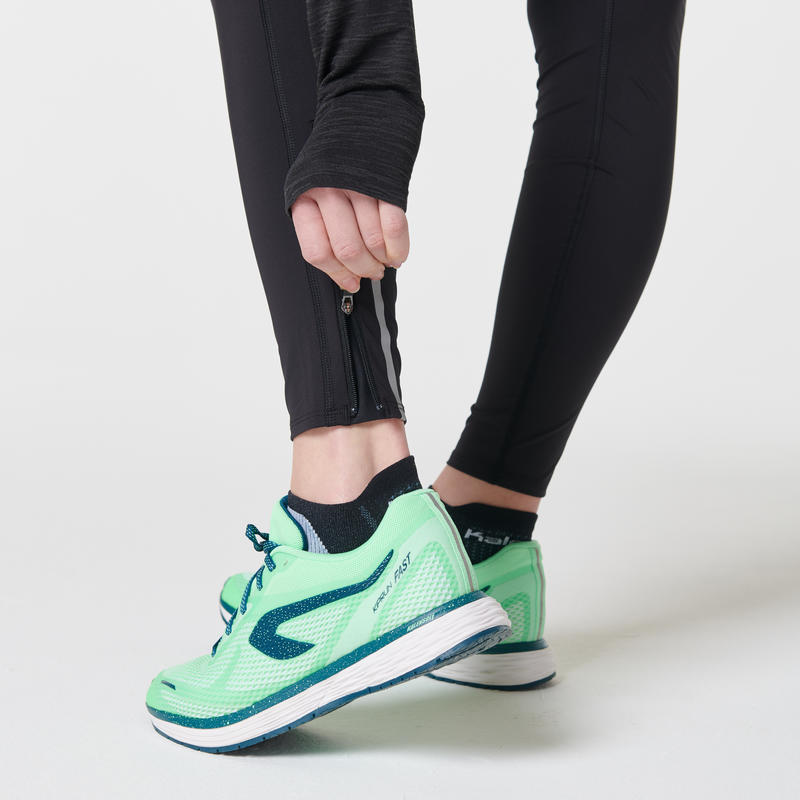 ТАЙТСЫ ДЛЯ БЕГА С ПОДДЕРЖКОЙ МЫШЦ ЖЕНСКИЕ KIPRUN SUPPORT - Decathlon