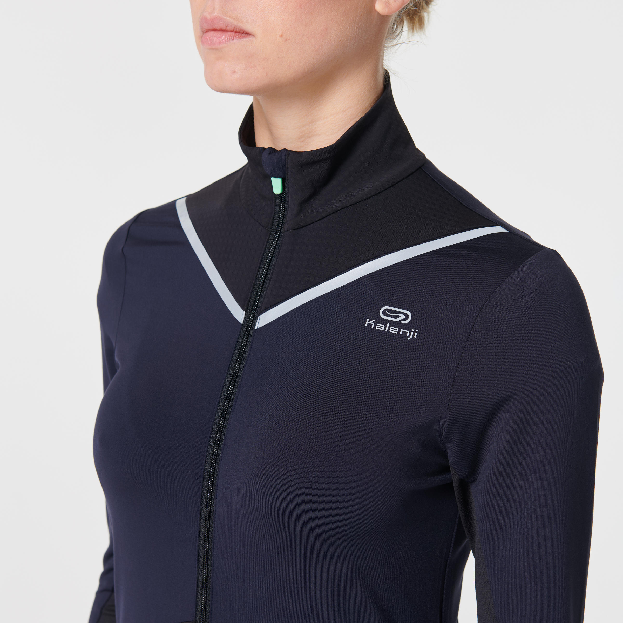 WOMEN'S RUNNING JACKET KIPRUN WARM - NAVY 9/10