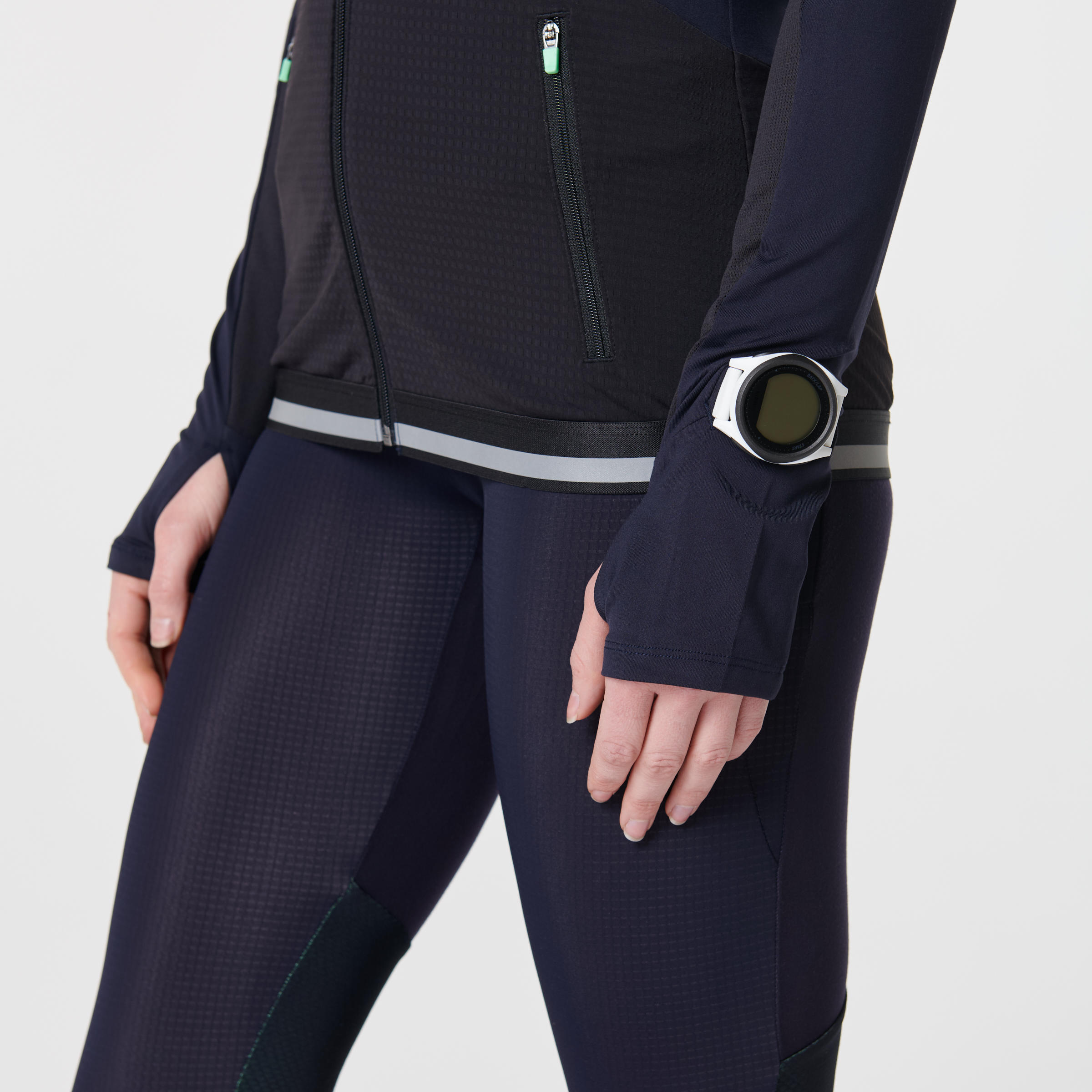 WOMEN'S RUNNING JACKET KIPRUN WARM - NAVY 8/10