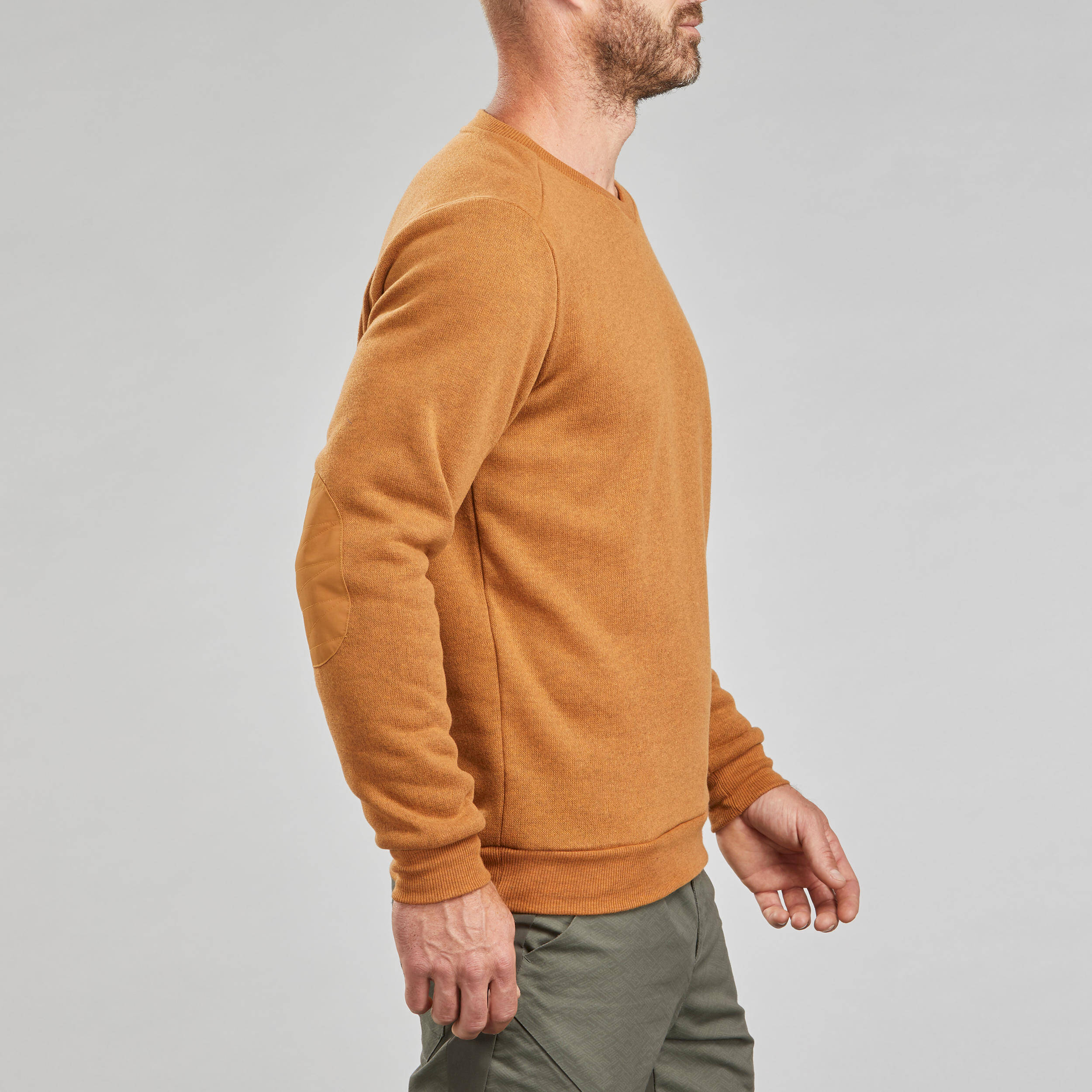 Men's Hiking Sweater - NH150 - Ochre -  5