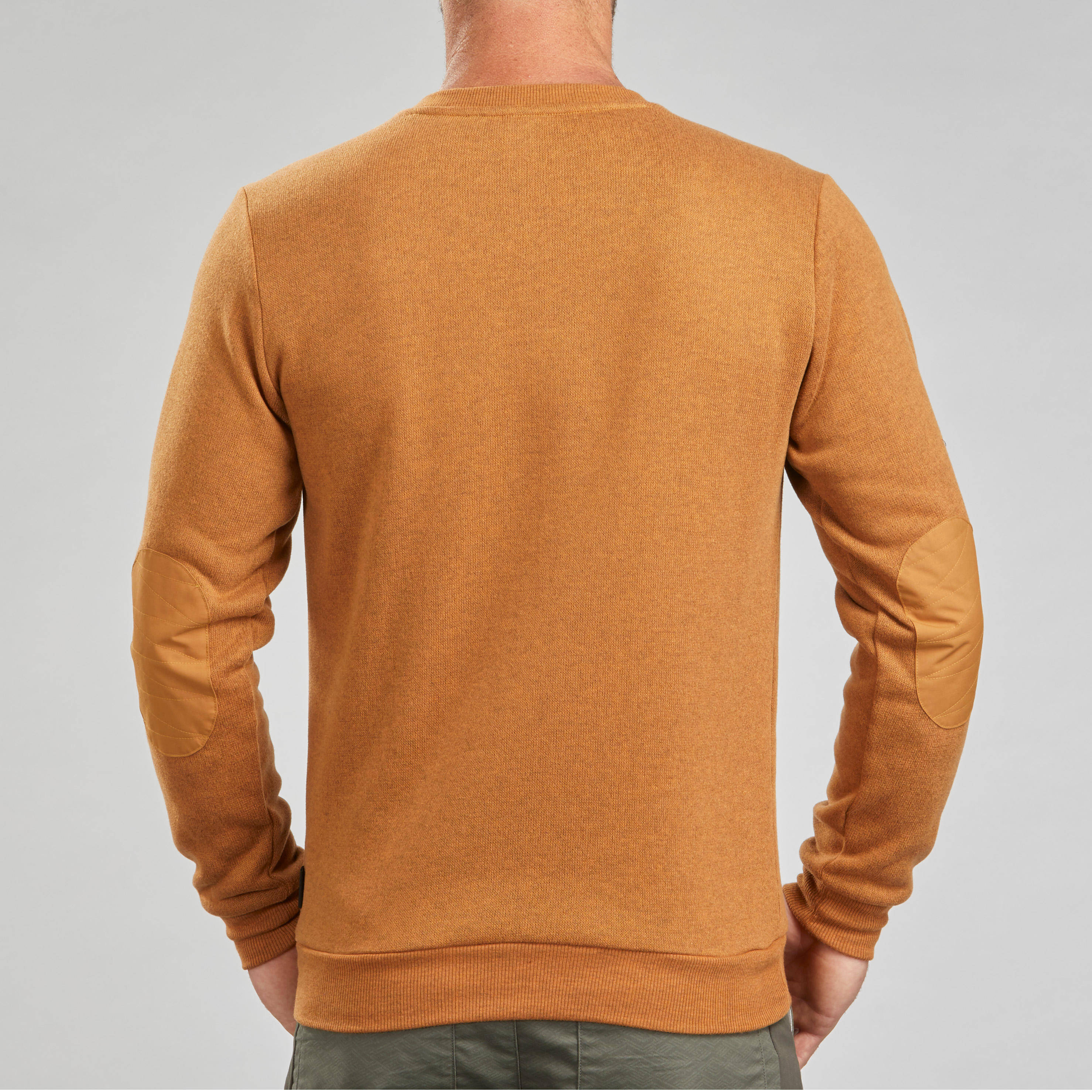 Men's Hiking Sweater - NH150 - Ochre -  4