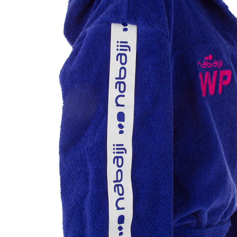 Women's Water Polo Thick Cotton Bathrobe 500 Purple Decathlon