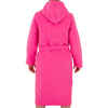 Women's Compact Microfibre Pool Bathrobe - Pink