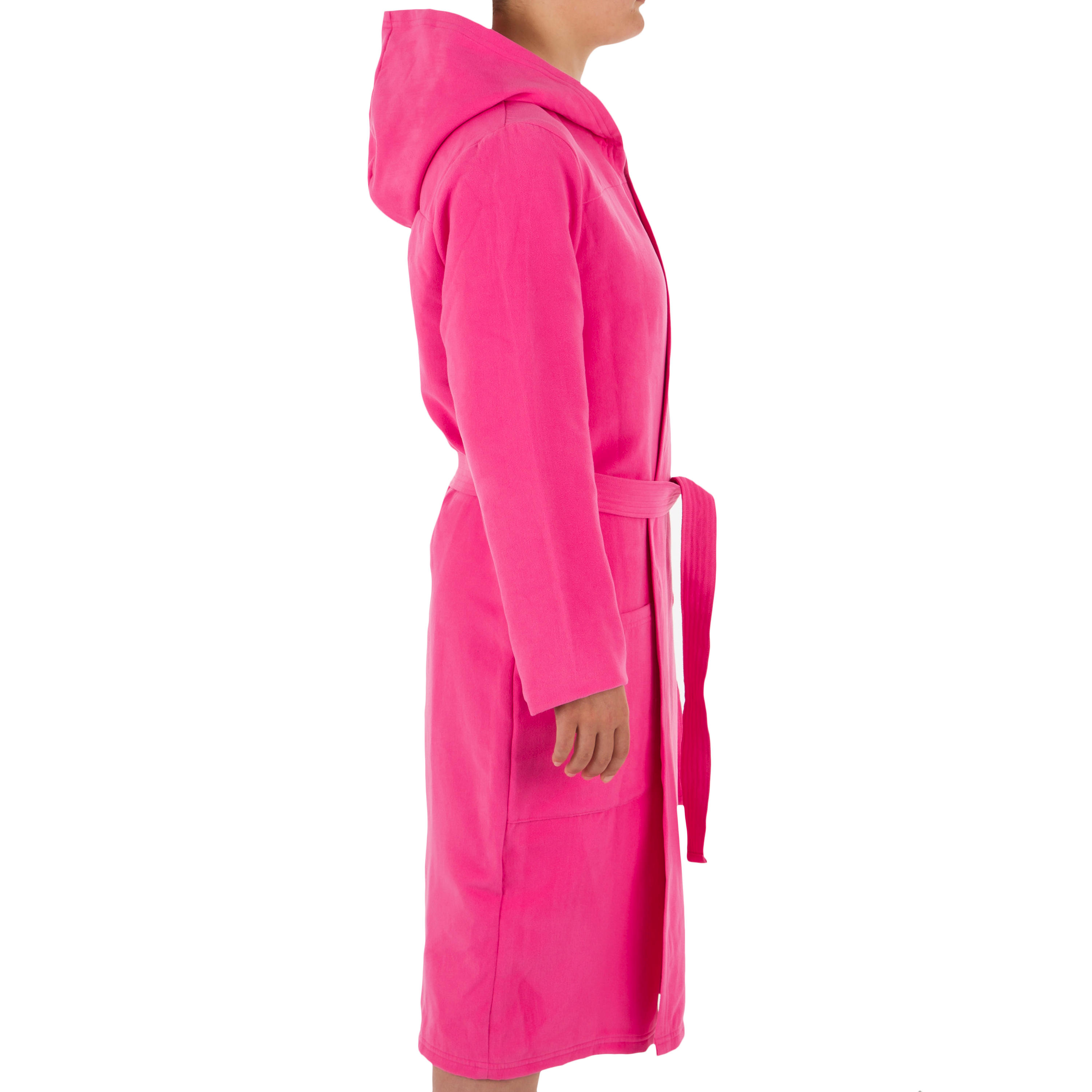 Women’s Compact Microfibre Pool Bathrobe - Pink 4/18