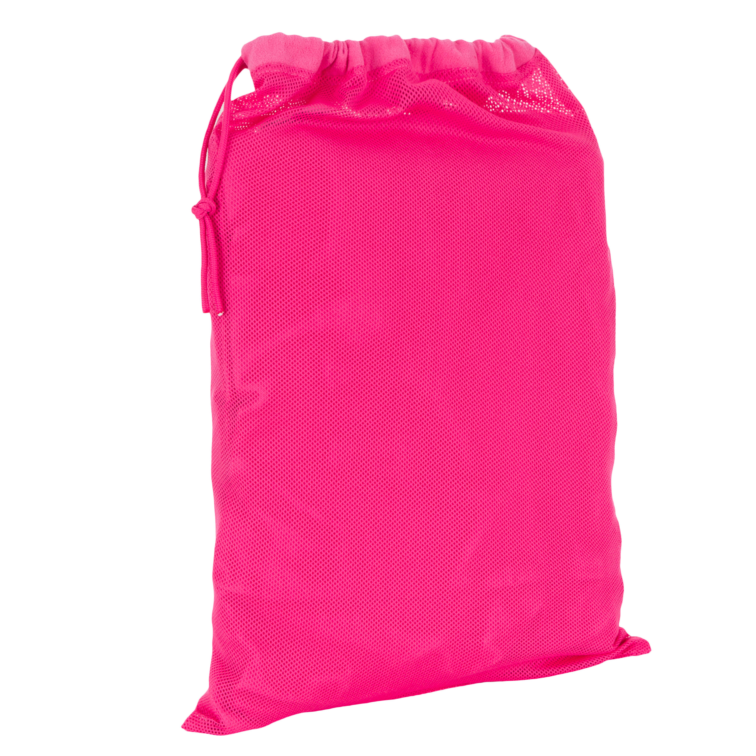Women’s Compact Microfibre Pool Bathrobe - Pink 6/18