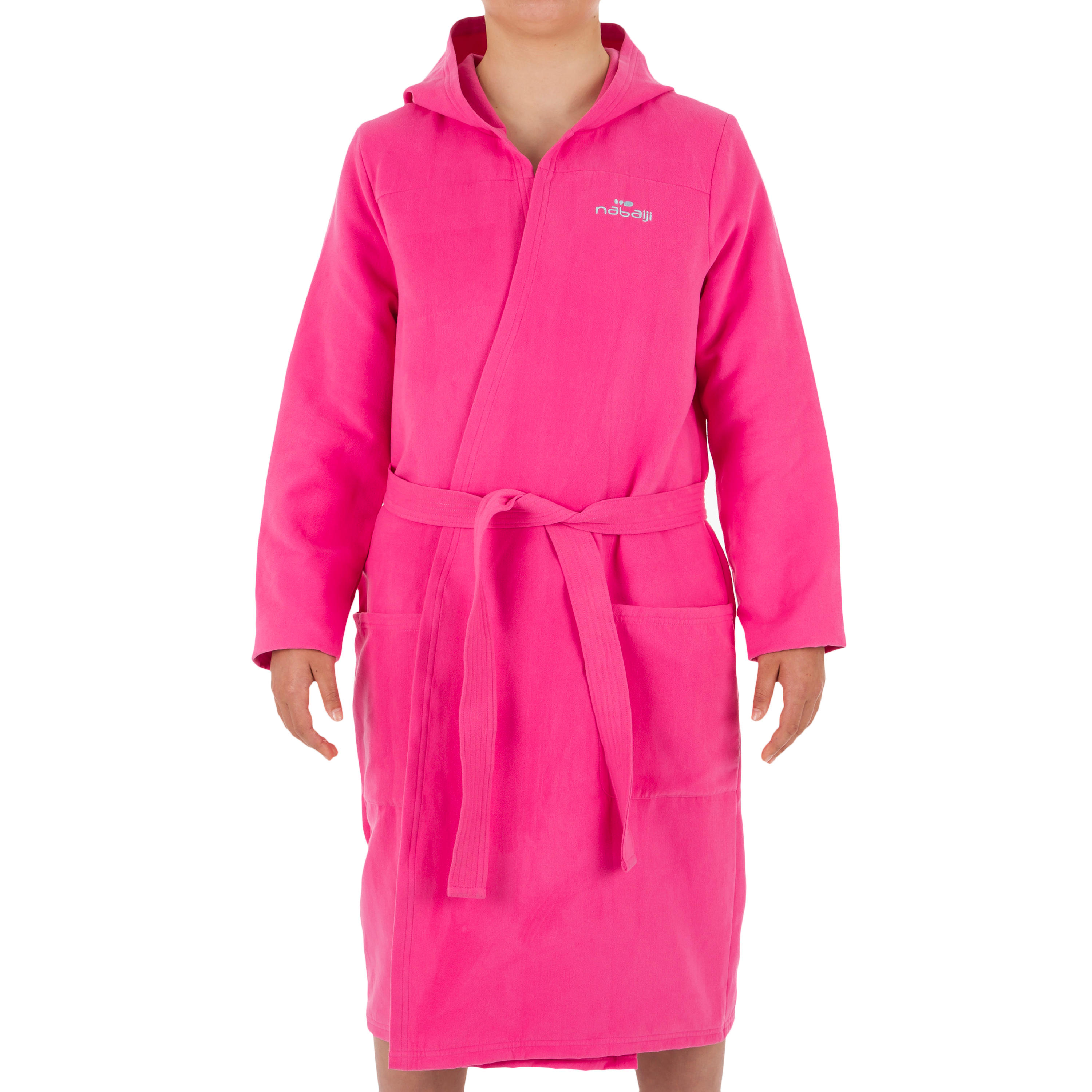 Women’s Compact Microfibre Pool Bathrobe - Pink 7/18