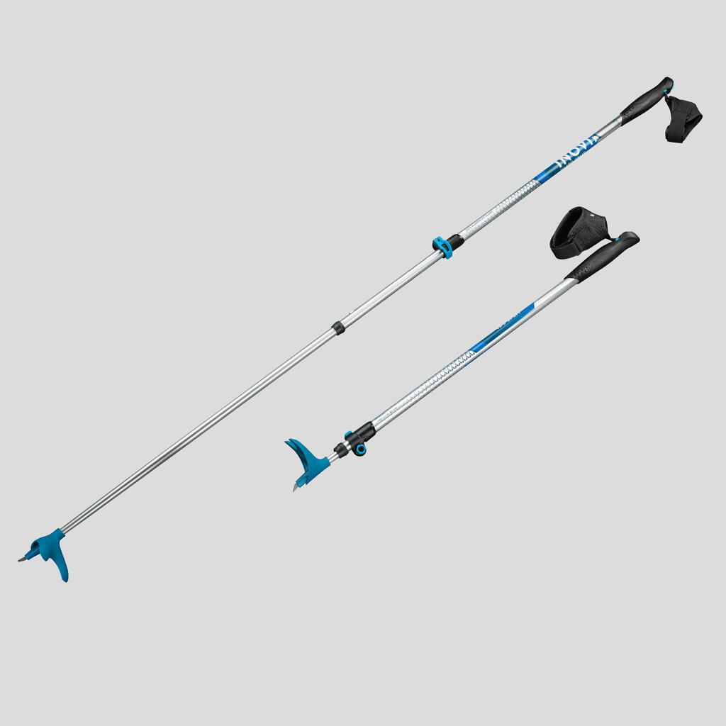 Pieaugušo distanču slēpošanas regulējamas nūjas “XC S 150”