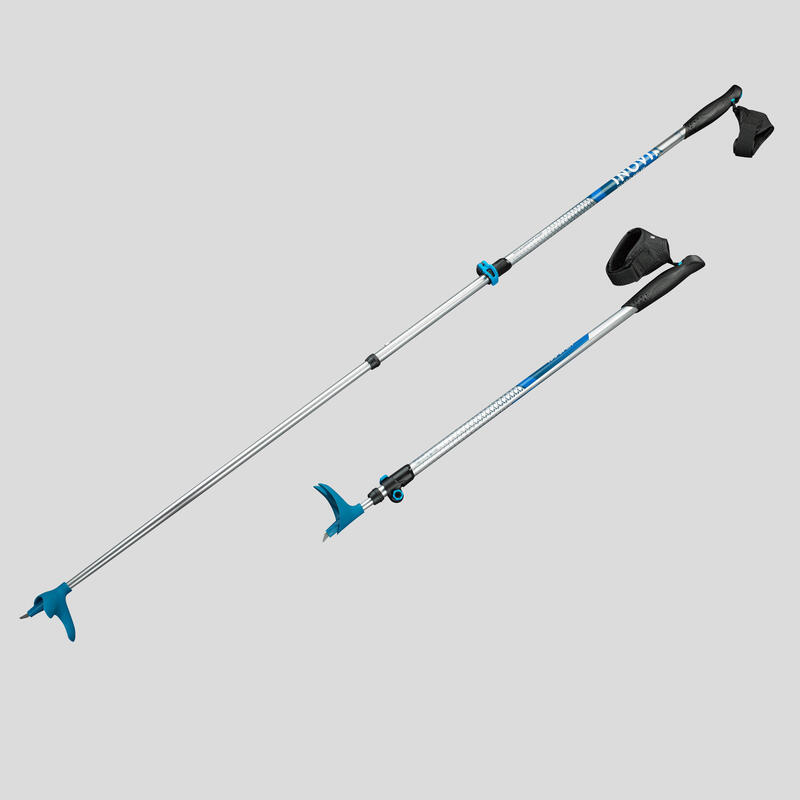 Bastones de esquí de fondo ajustables Adulto Inovik XC S POLE 150