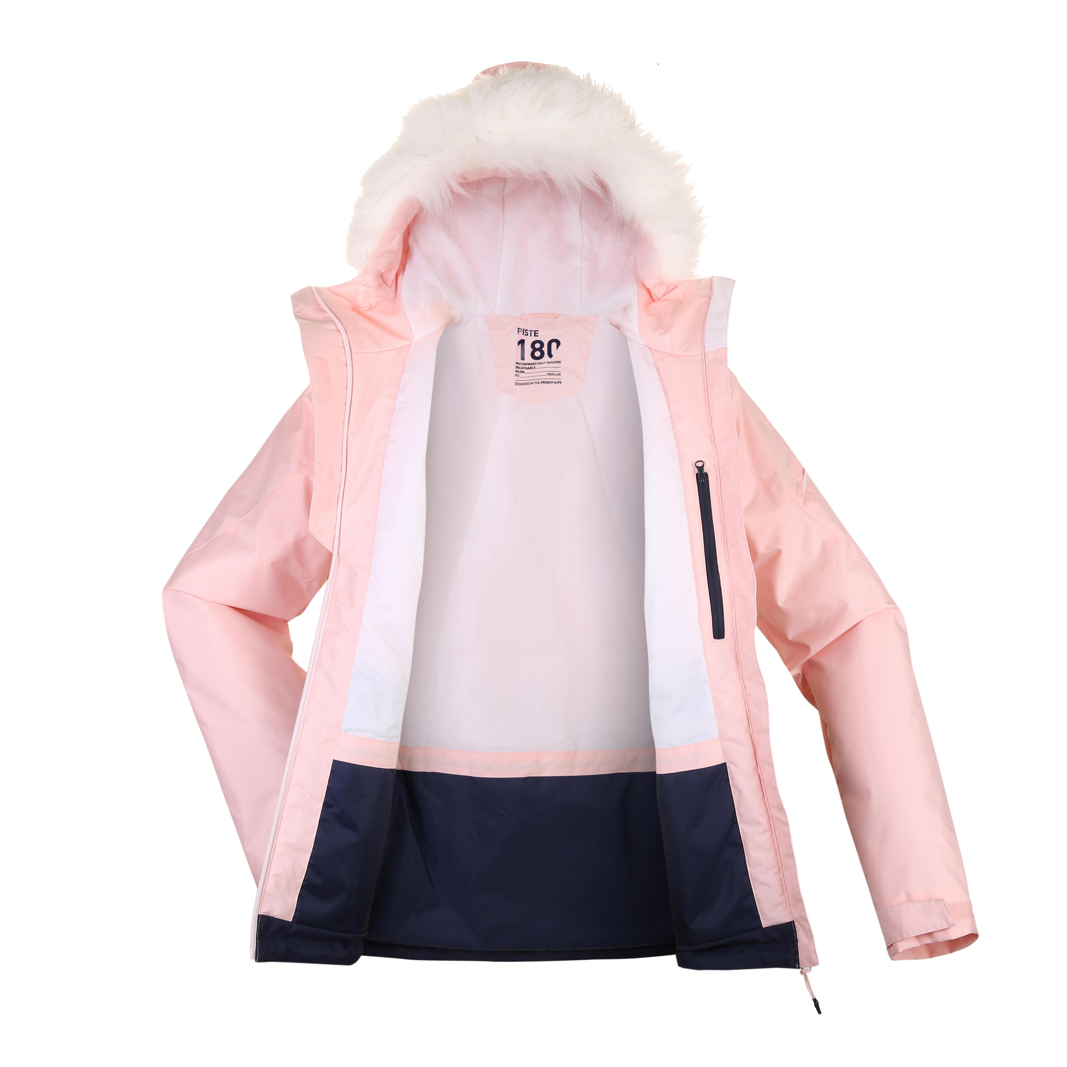 WOMEN’S DOWNHILL SKI JACKET 180 PINK
