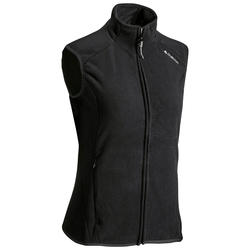 Women’s Mountain Walking Fleece Gilet MH120 - Black