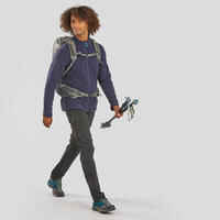 Men’s Hiking Fleece Jacket mh100 - Blue