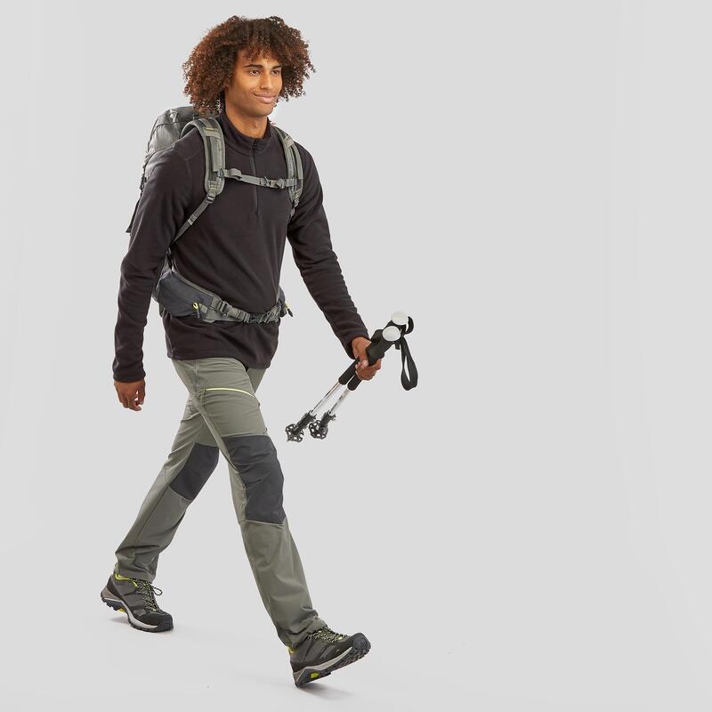 Erkek Outdoor Polar Mont - Siyah - MH100