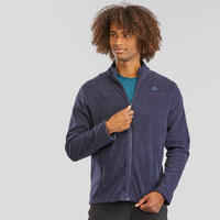Men’s Hiking Fleece Jacket mh100 - Blue