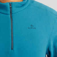 Men’s Mountain walking fleece MH100 - Turquoise