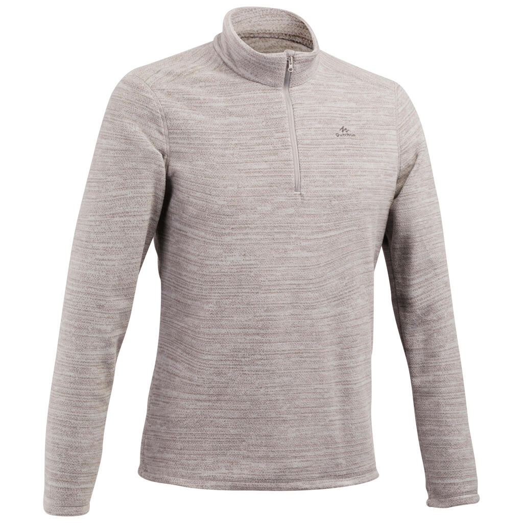 Men’s walking fleece - mottled grey