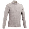 Men Hiking Fleece Half-Zip MH100 - Grey