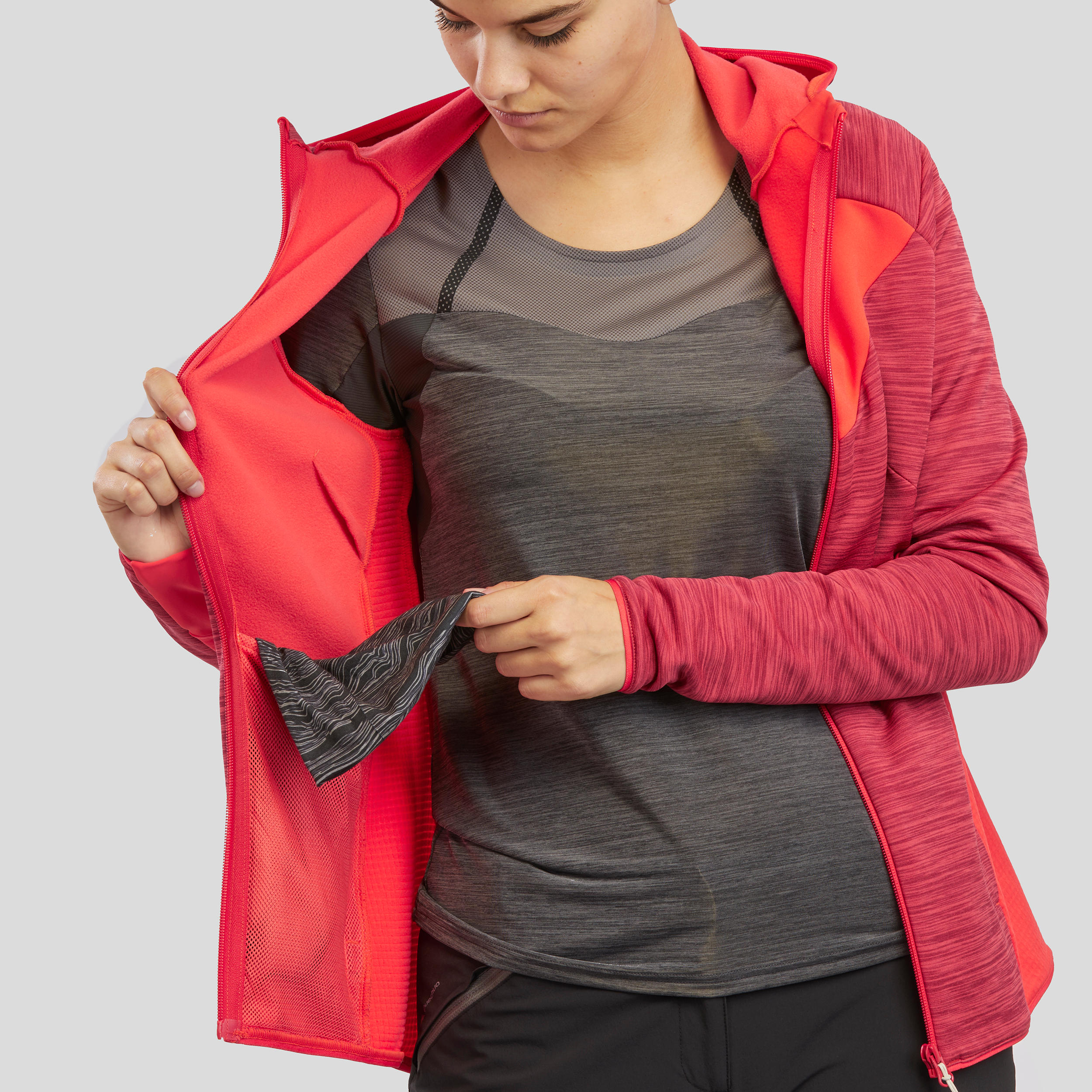 

Women's Fleece MH900 - Red Coral, Coral/red