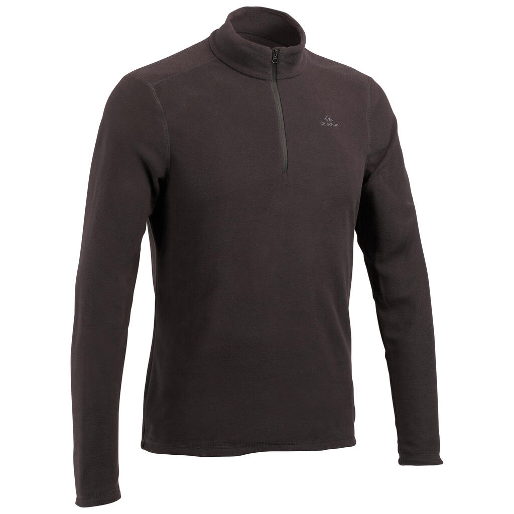 Fleecepullover Herren Wandern - MH100 grau