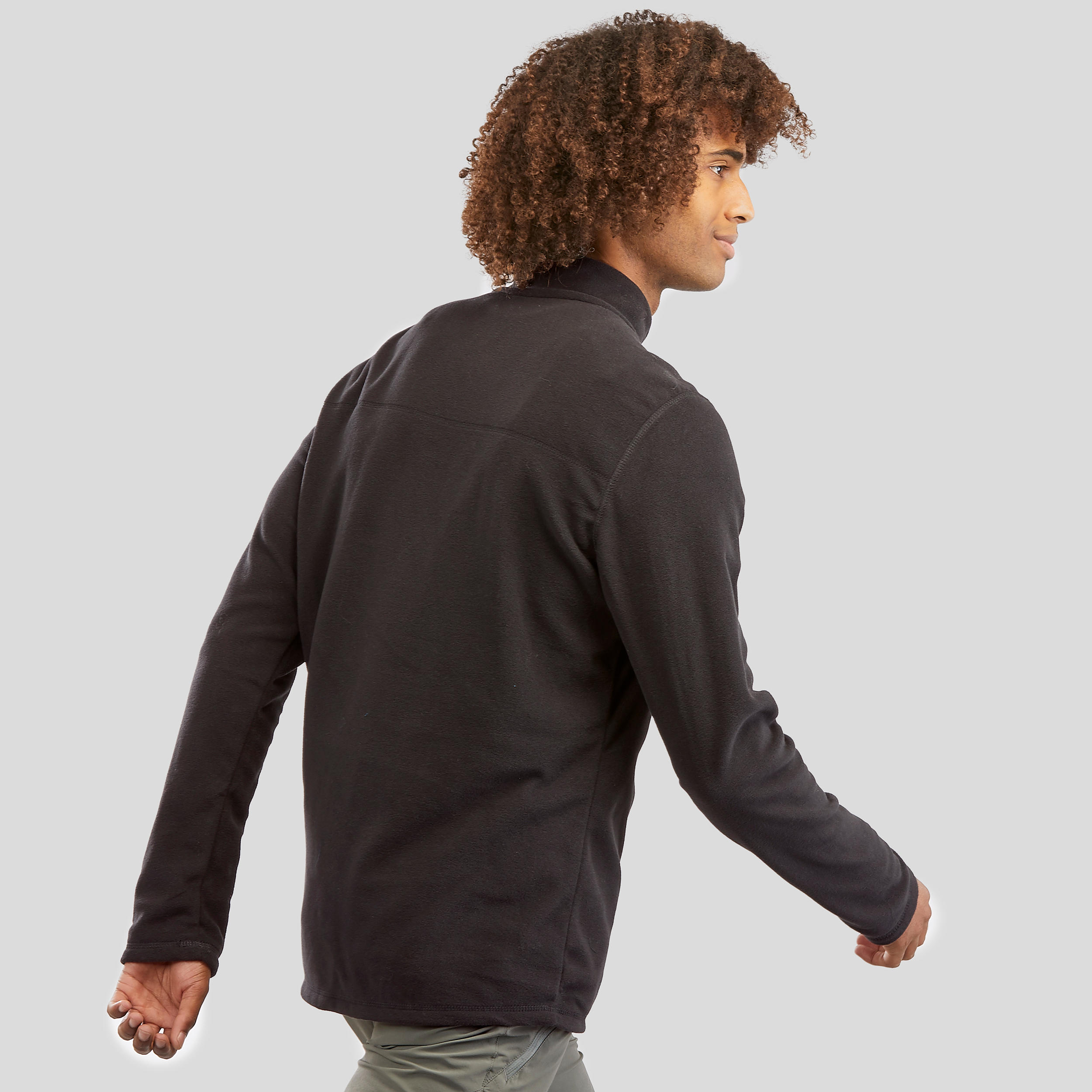 Men's Fleece Hiking Sweatshirt - MH 100