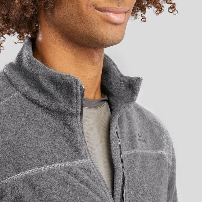 Men’s Fleece Jacket MH120 - Grey