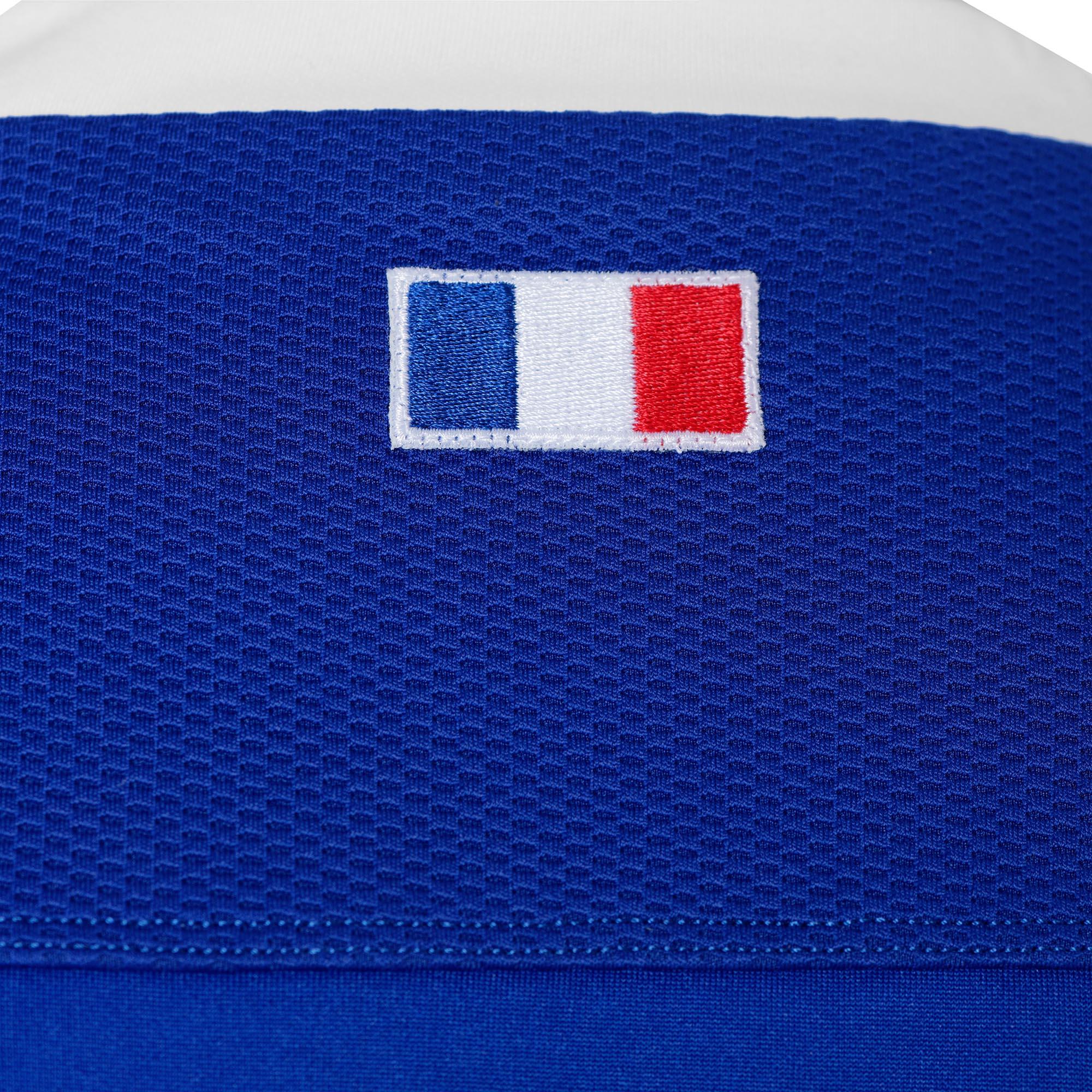 LE COQ SPORTIF Dres pre dospelých s krátkym rukávom replika francúzskeho tímu modrý 2019 S · záber 7