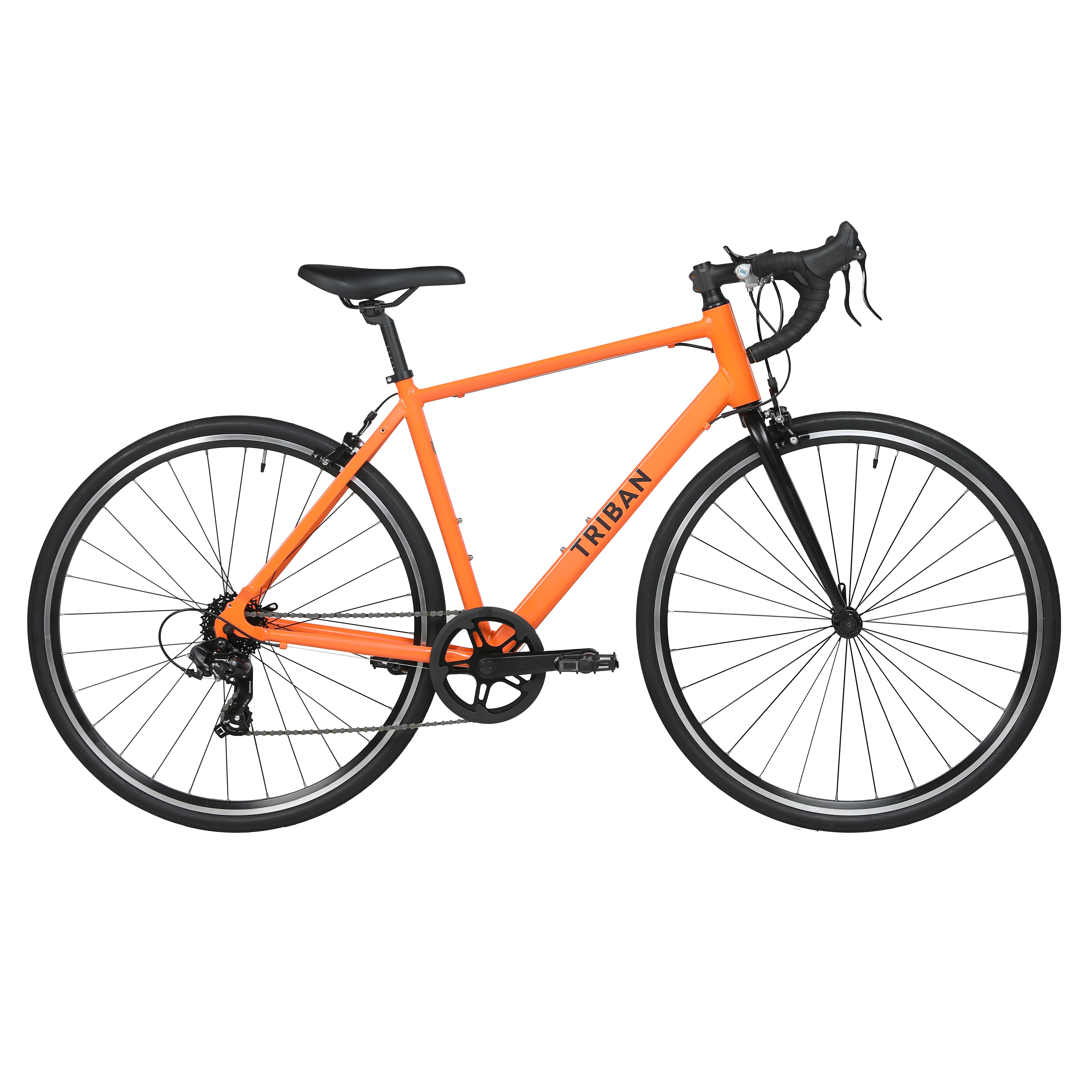 RC 100 Road Bike - Orange - DecathlonB2B