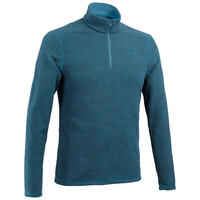 Men's Mountain Walking Fleece MH100 - Mottled Blue