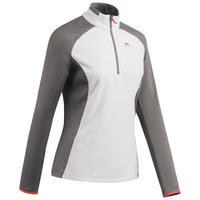 Sudadera polar de senderismo montaña mujer MH500 beige
