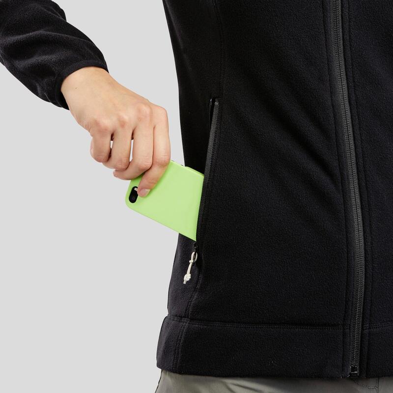 Kadın Outdoor Polar - Siyah - MH100