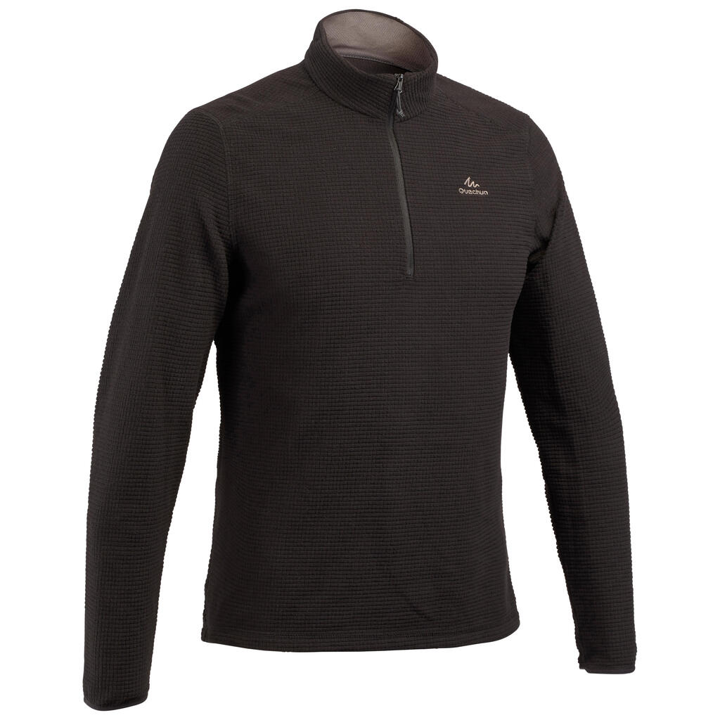 Men’s Mountain Walking Fleece MH500 - Black