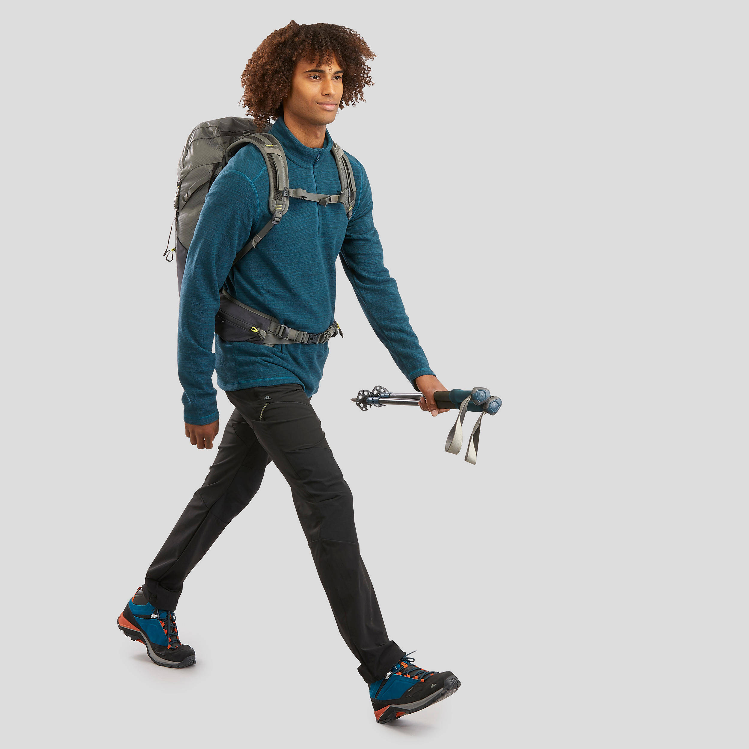 Men’s Fleece MH100 - Petrol Blue -  5